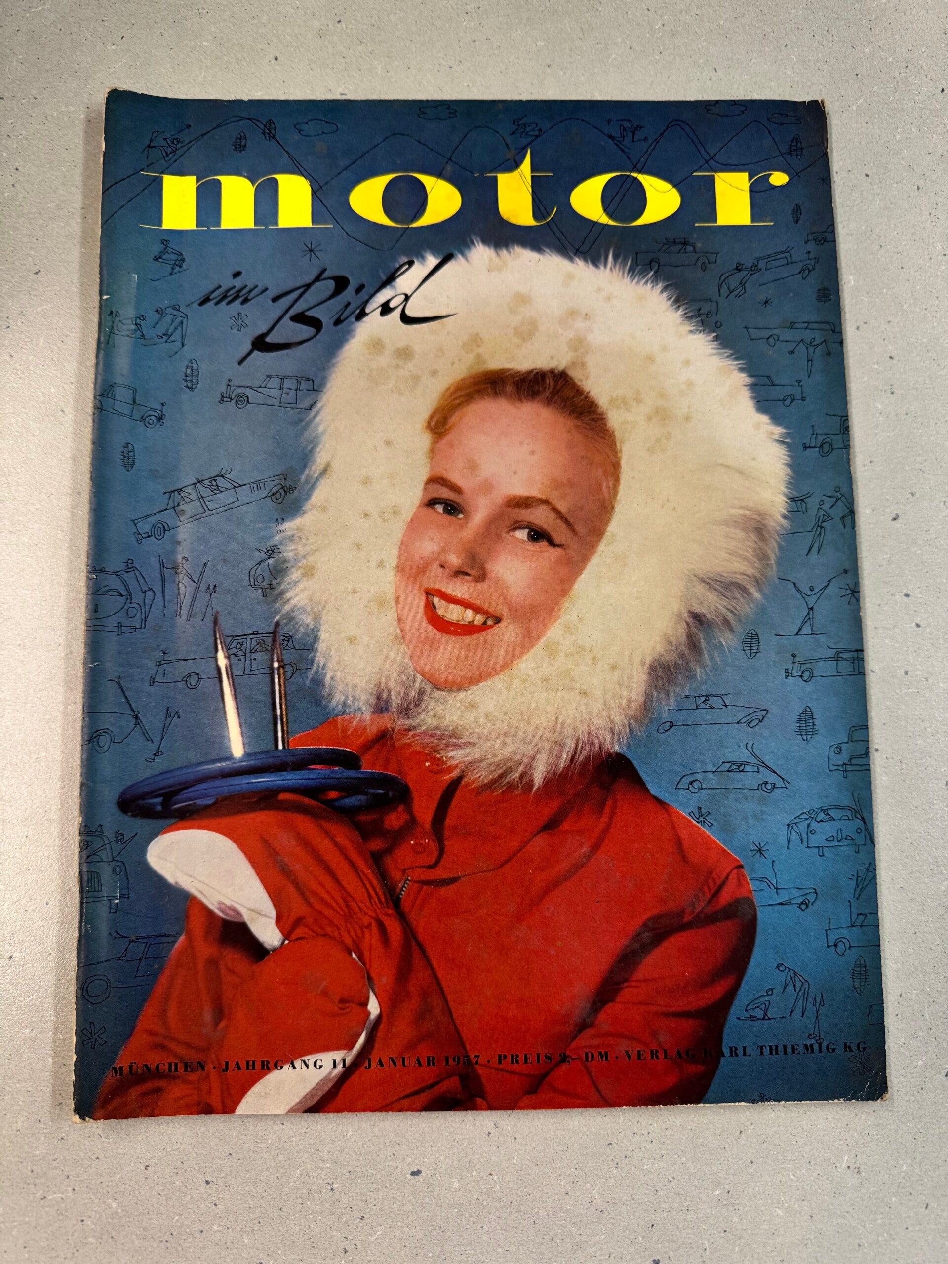 "Motor im Bild" 1957 Januar Ausgabe