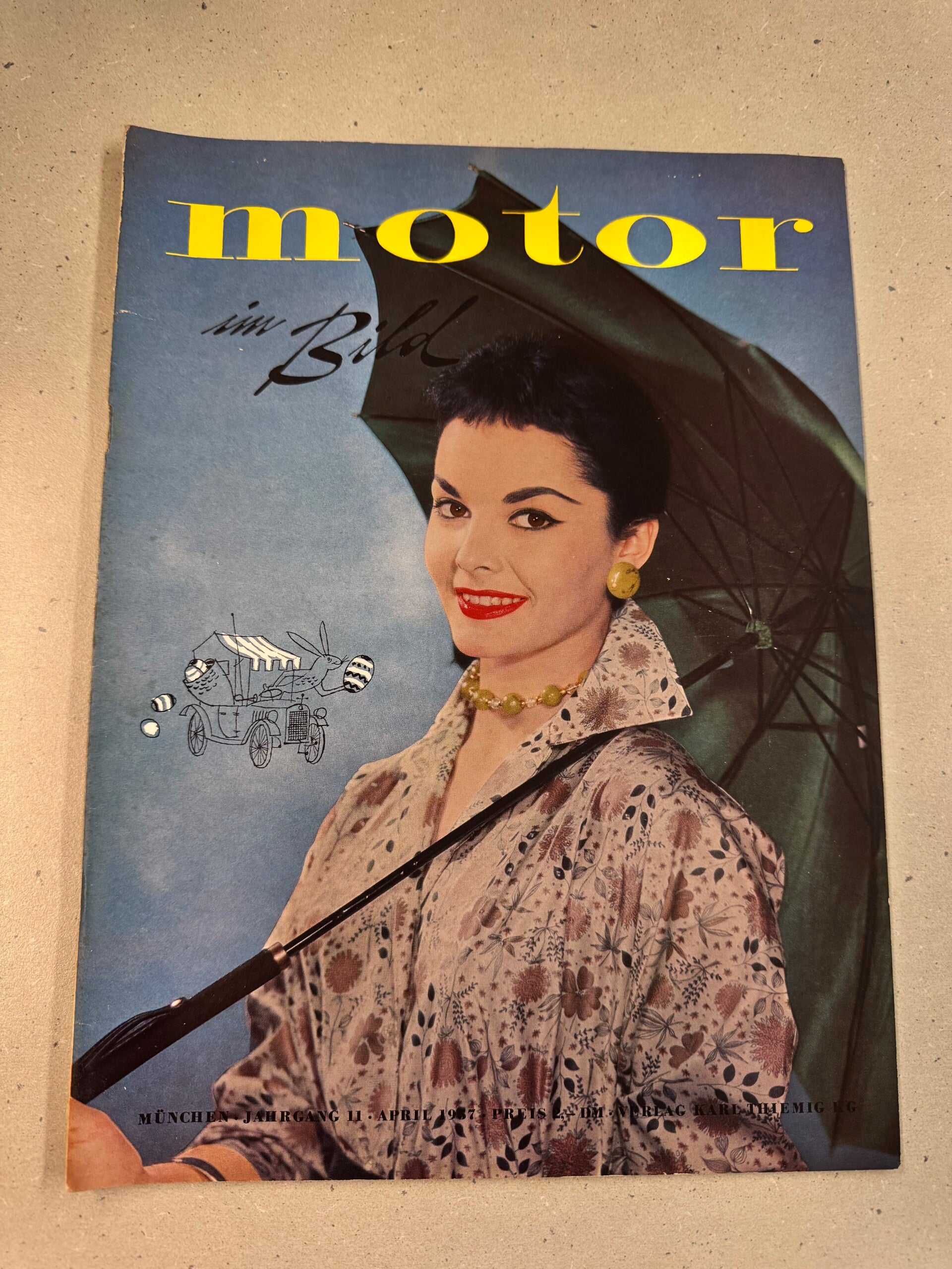 "Motor im Bild" 1957 April Ausgabe