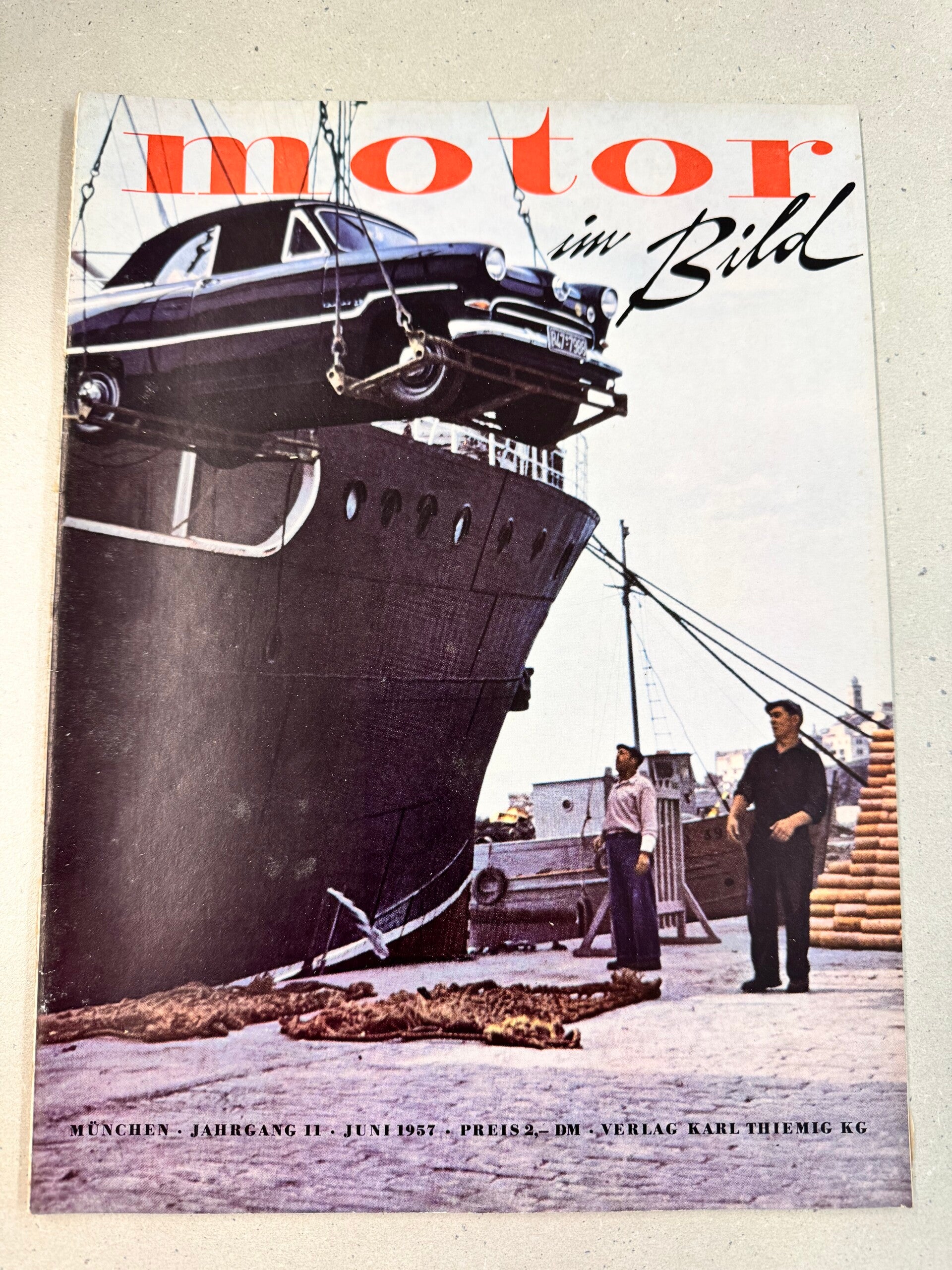"Motor im Bild" 1957 Juni Ausgabe