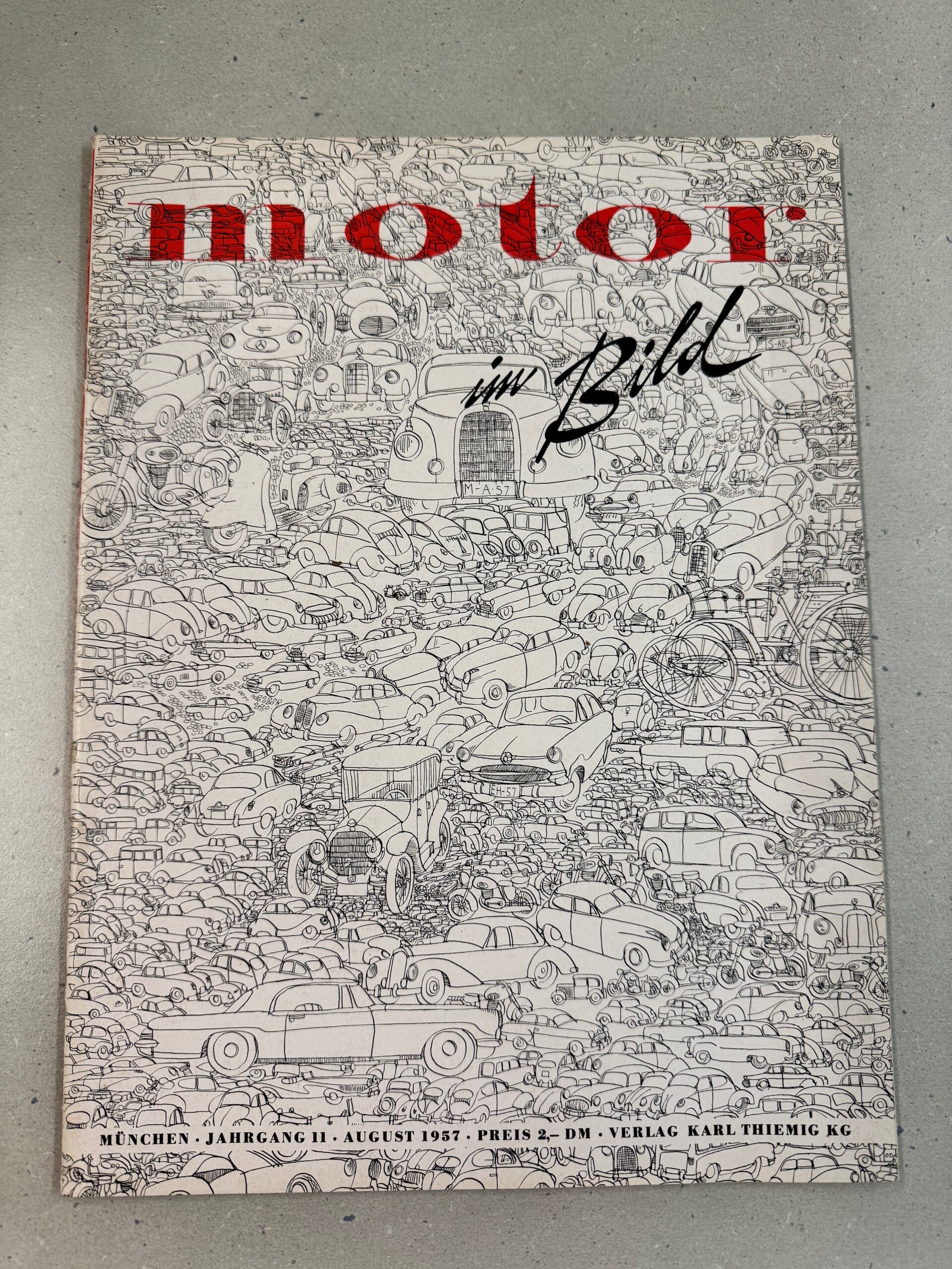 "Motor im Bild" 1957 August Ausgabe