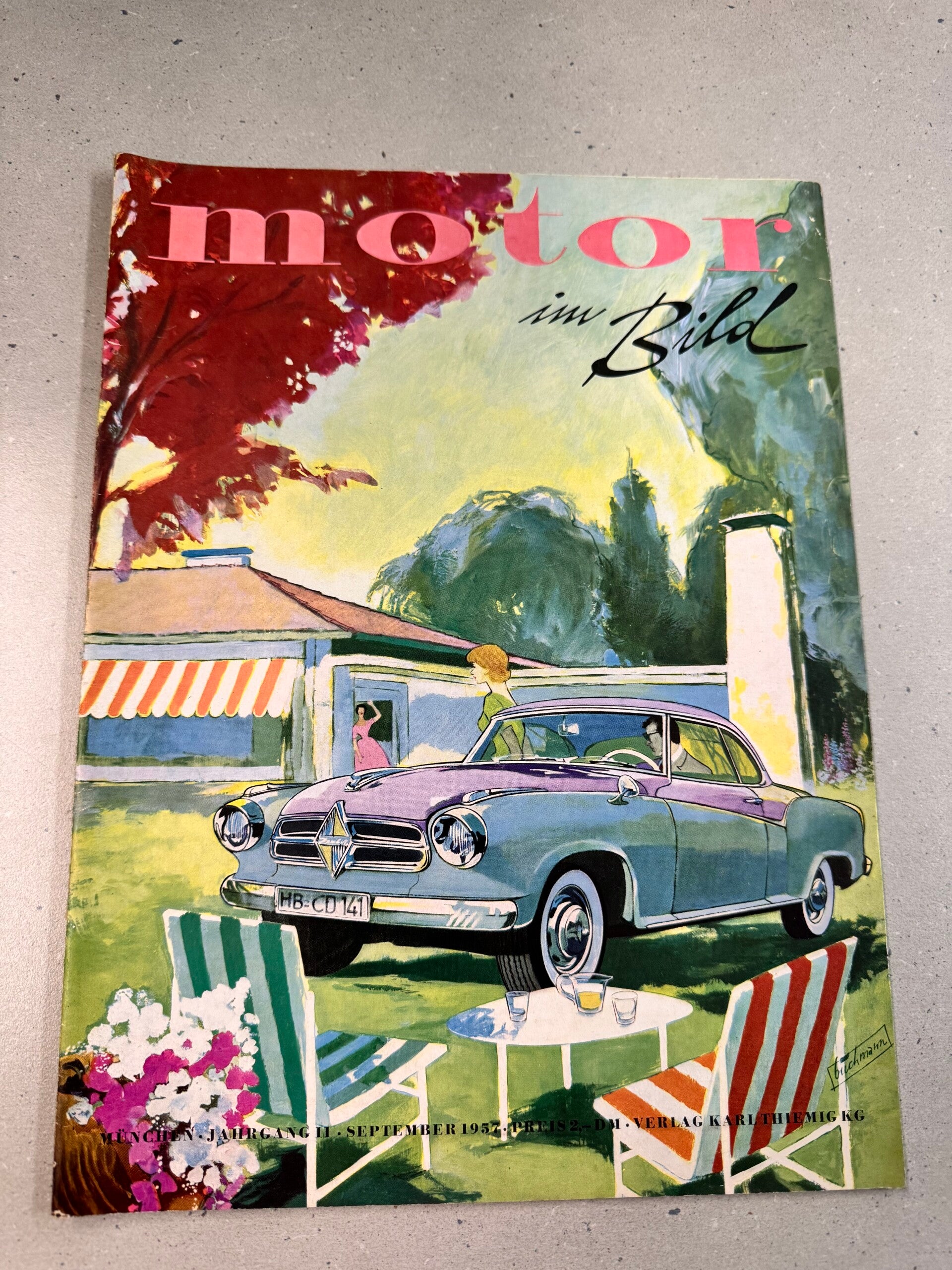 "Motor im Bild" 1957 September Ausgabe