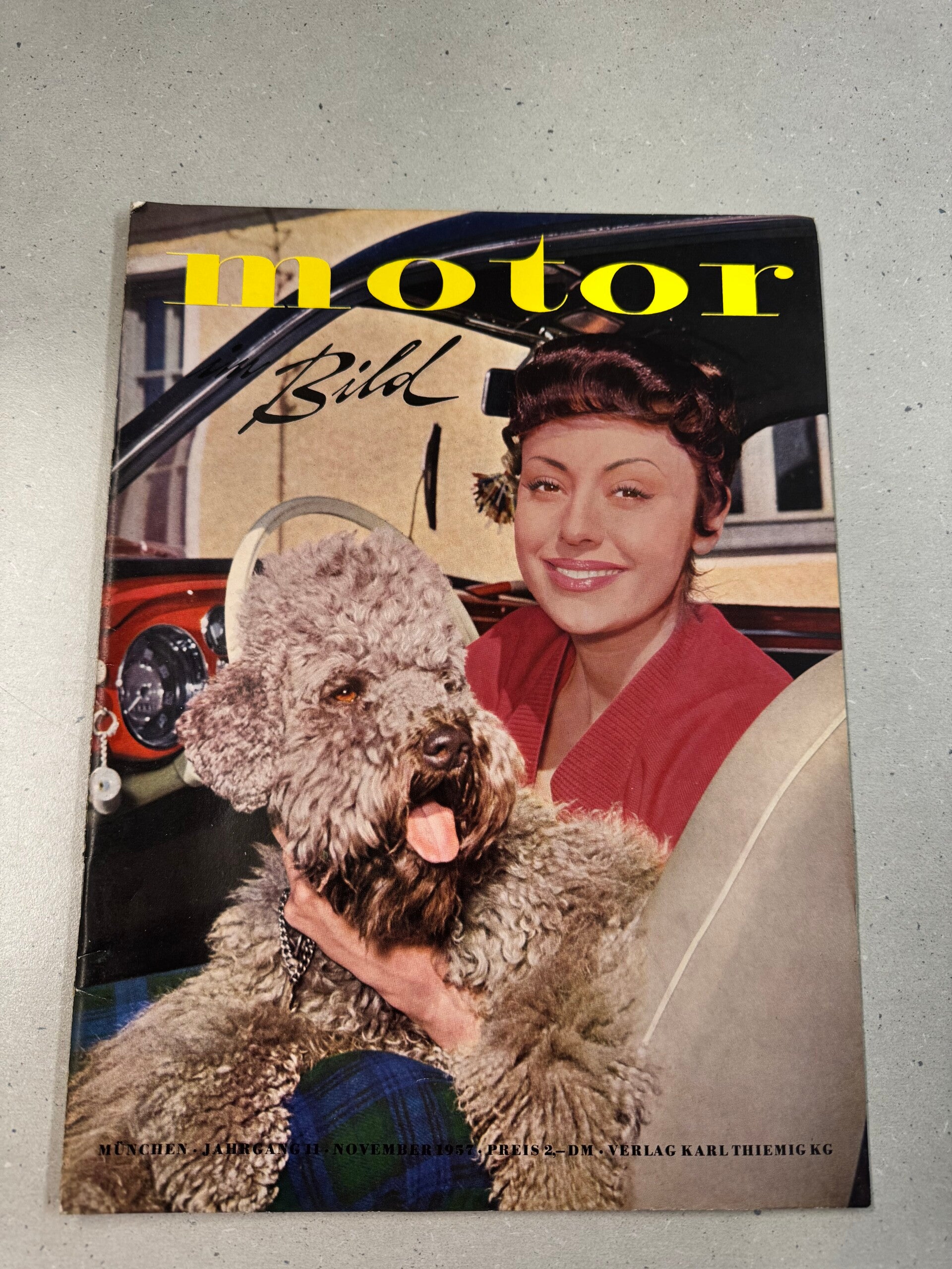 "Motor im Bild" 1957 November Ausgabe