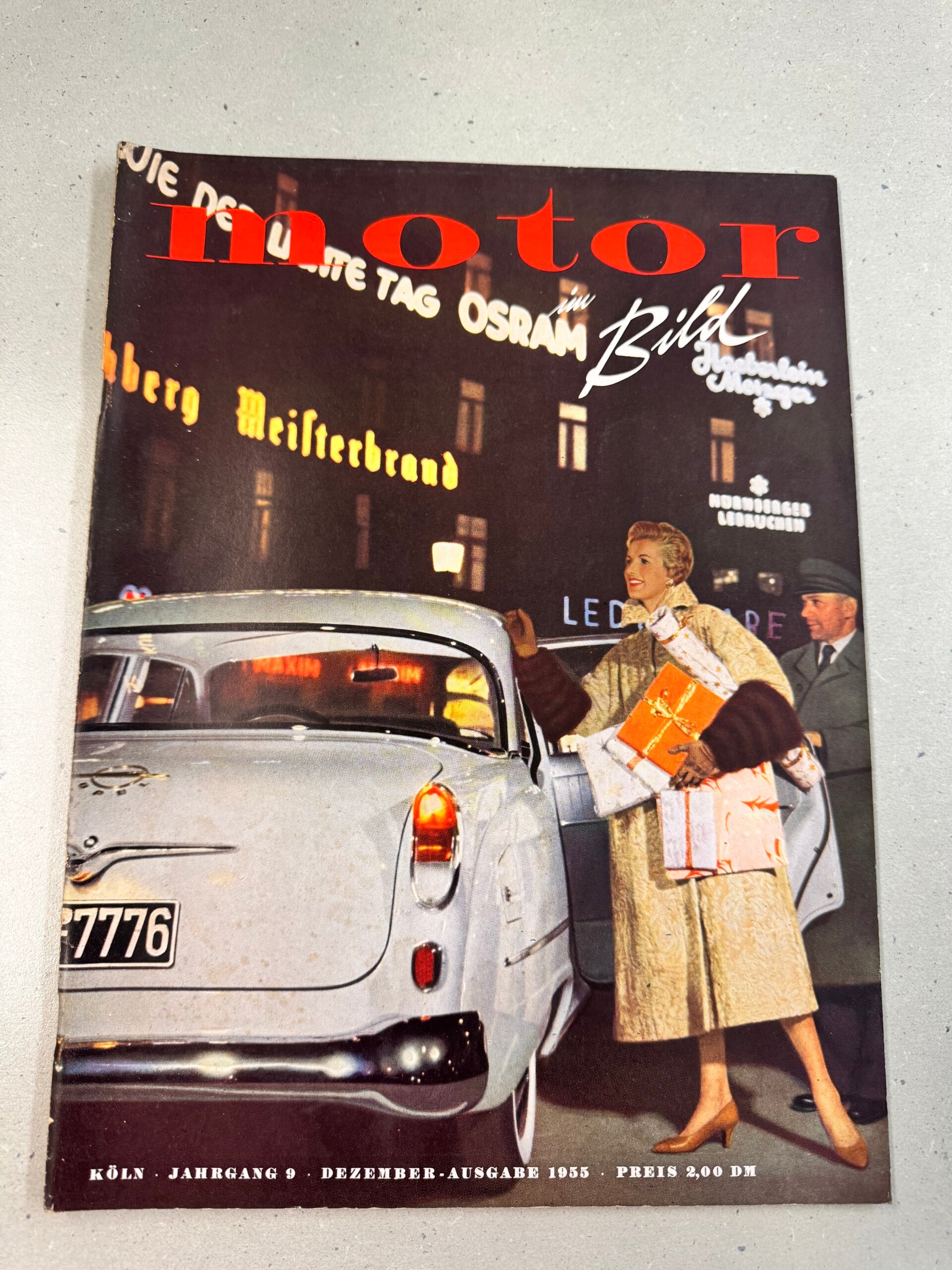 "Motor im Bild" 1955 Dezember Ausgabe