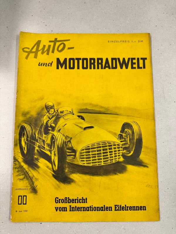Auto- und Motorradwelt 8. Juni Heft 1951