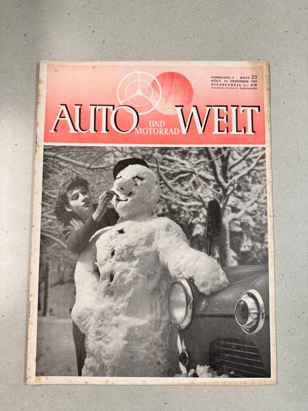 Auto- und Motorradwelt 12. Dezember Heft 1952