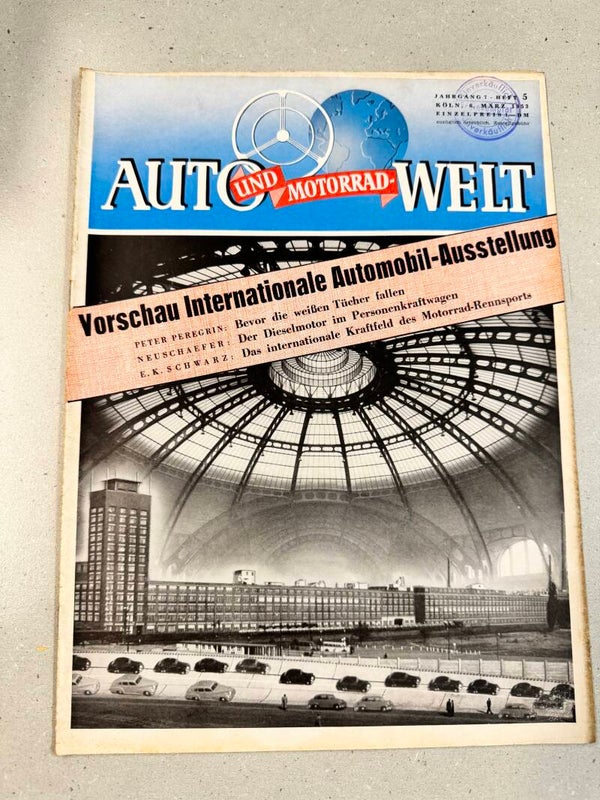 Auto- und Motorradwelt 6. März 1953