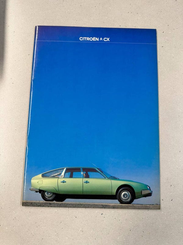Citroen CX Broschüre
