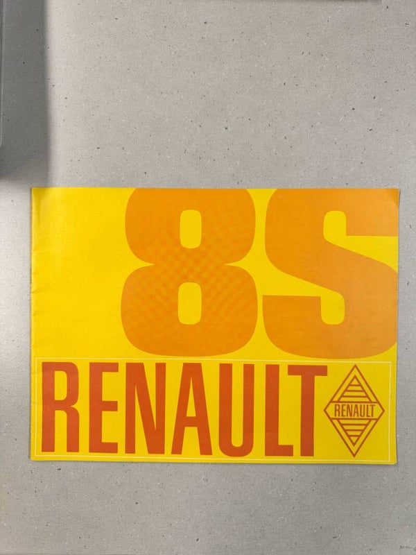 Renault 8S Prospekt