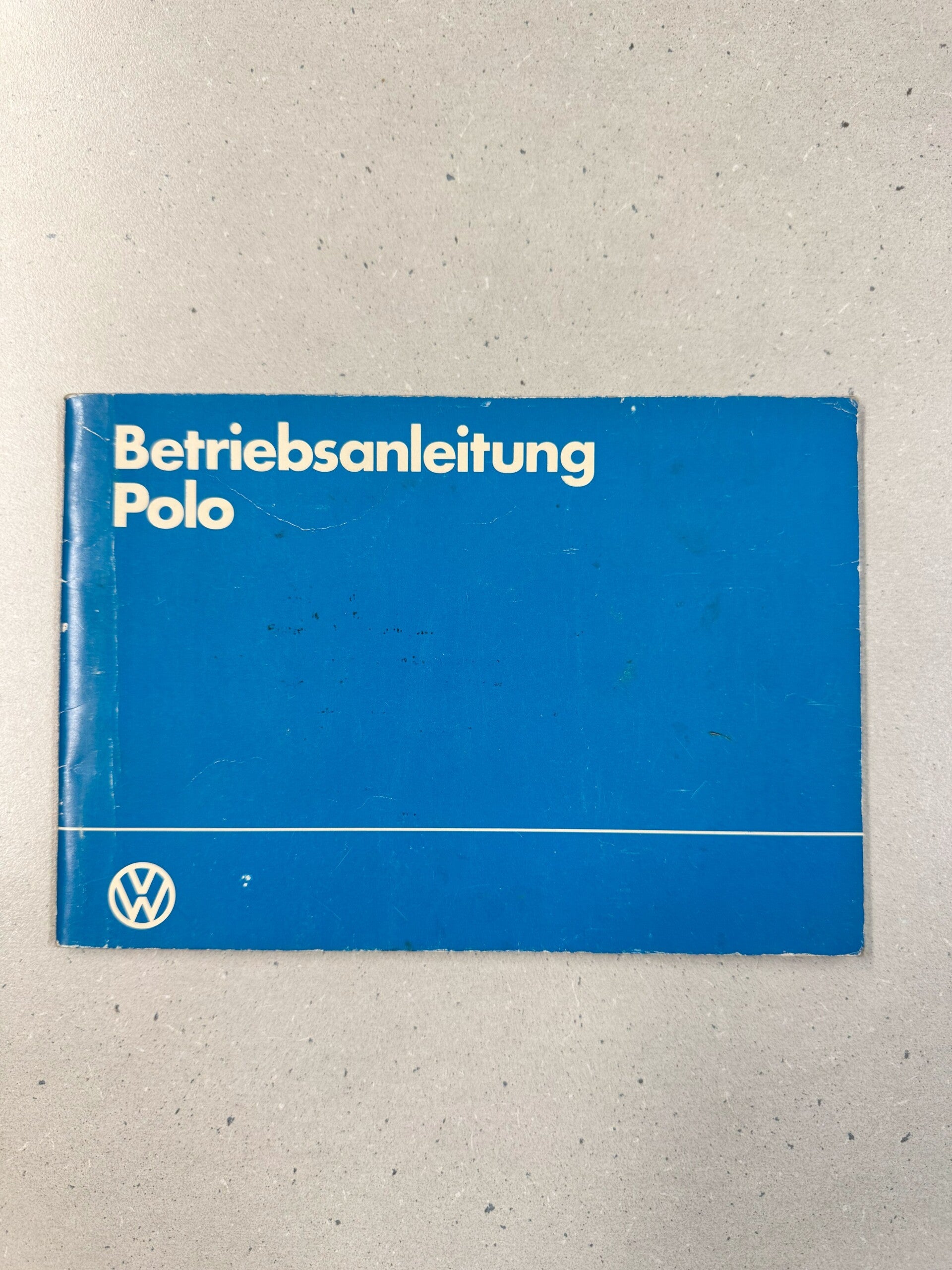 Volkswagen Betriebsanleitung Polo 1983