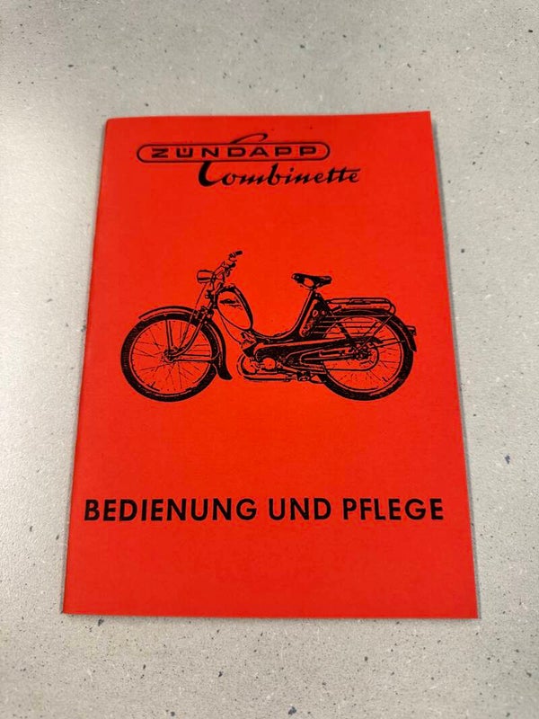 Zündapp Combinette- Bedienung und Anleitung