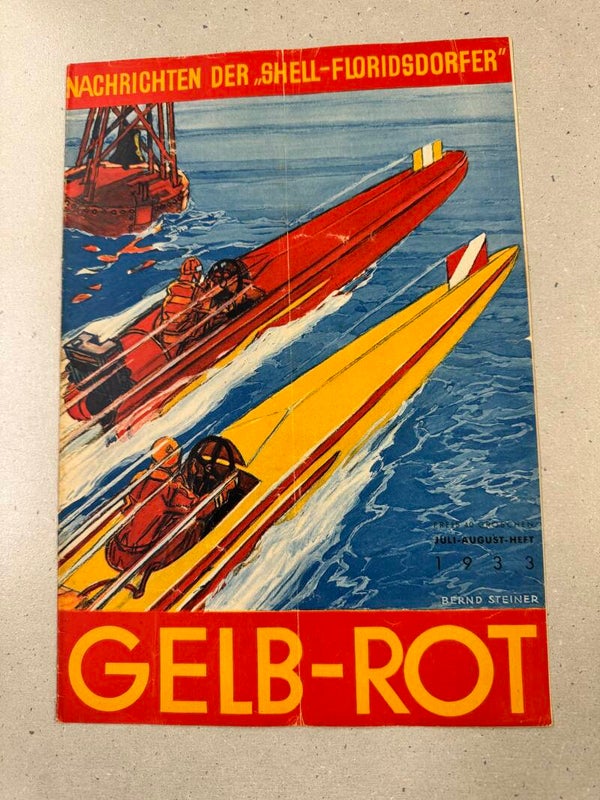 Gelb Rot-Nachrichten der Shell-Floridsdorfer Juli-August Heft 1933