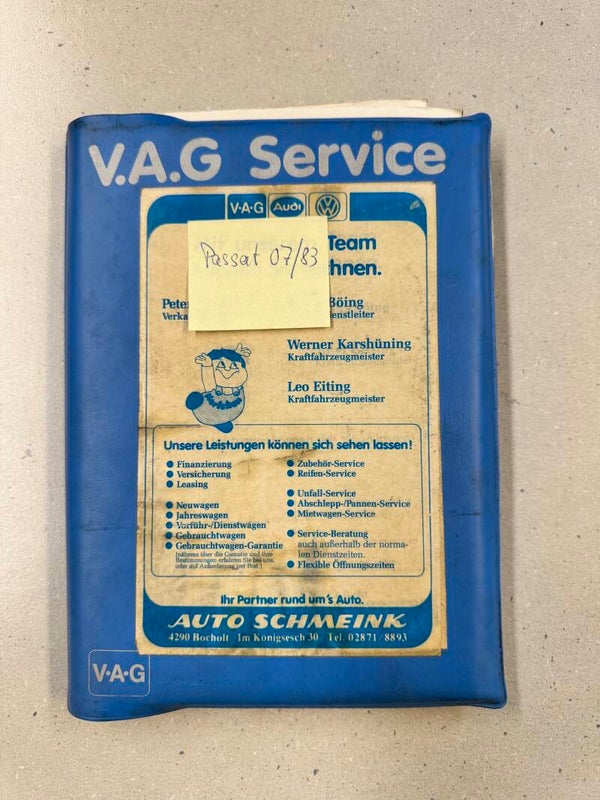 V.A.G. Service Passat 07/83 Mappe