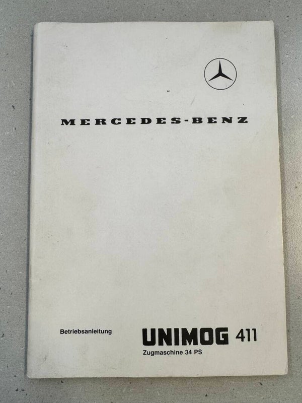 Mercedes-Benz Unimog 411 Betriebsanleitung