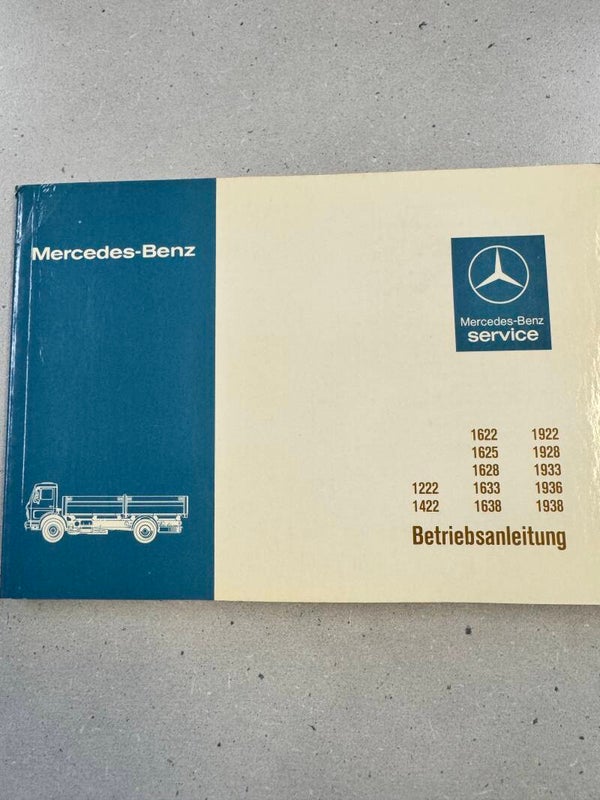 Mercedes-Benz Service Betriebsanleitung 1982