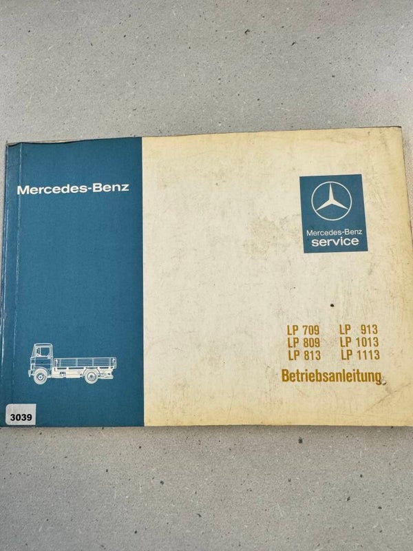 Mercedes-Benz Service Betriebsanleitung 1979 LP