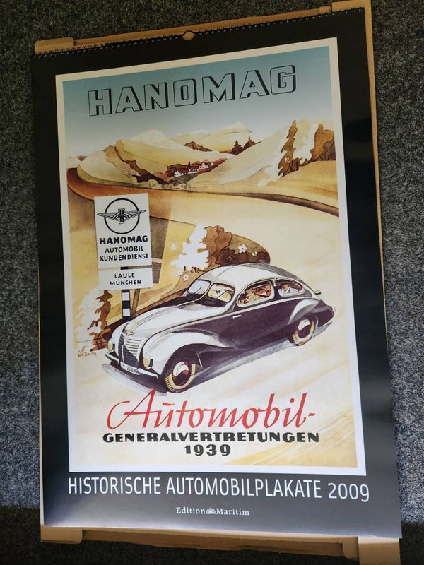 Historische Automobilplakate 2009