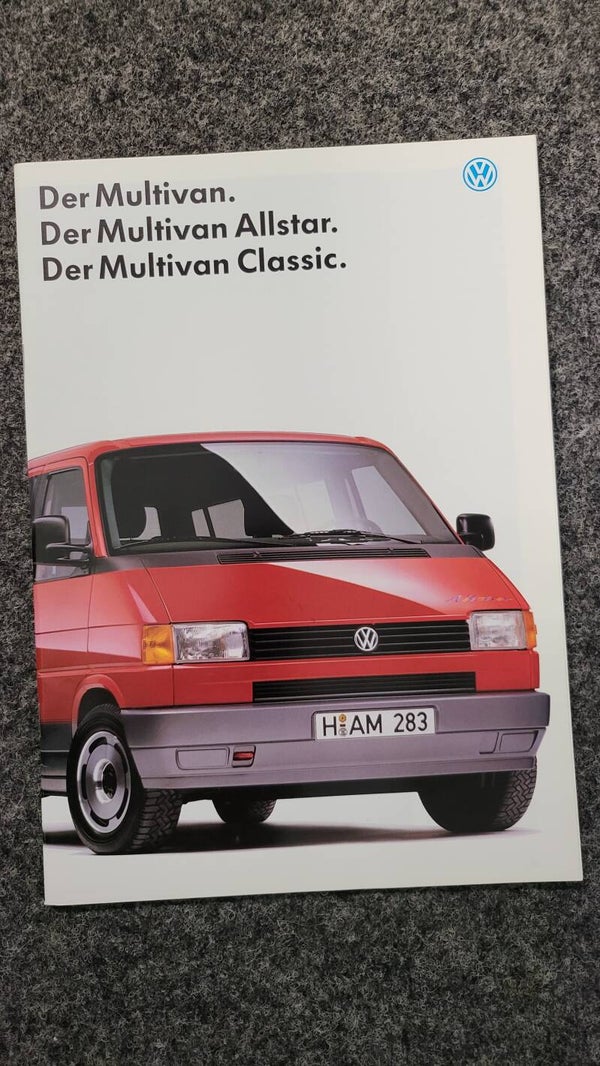Originalprospekt "VW -Der Multivan. Der Multivan Allstar. Der Multivan Classic"