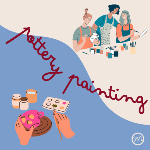 Pottery painting event braderie 27/28 juni!
