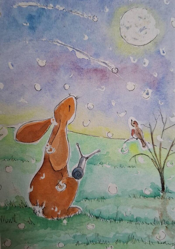 Stargazing. Original Artwork