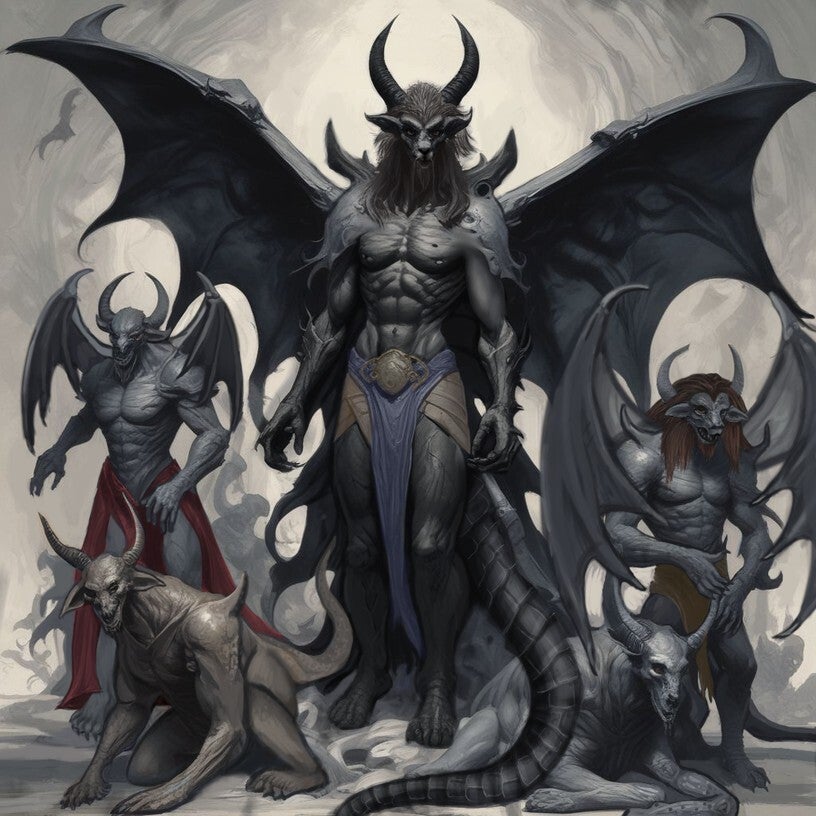 Abyss Bestiary Demon-Abyss / D / Bestiary Home | TMK Character Cloud