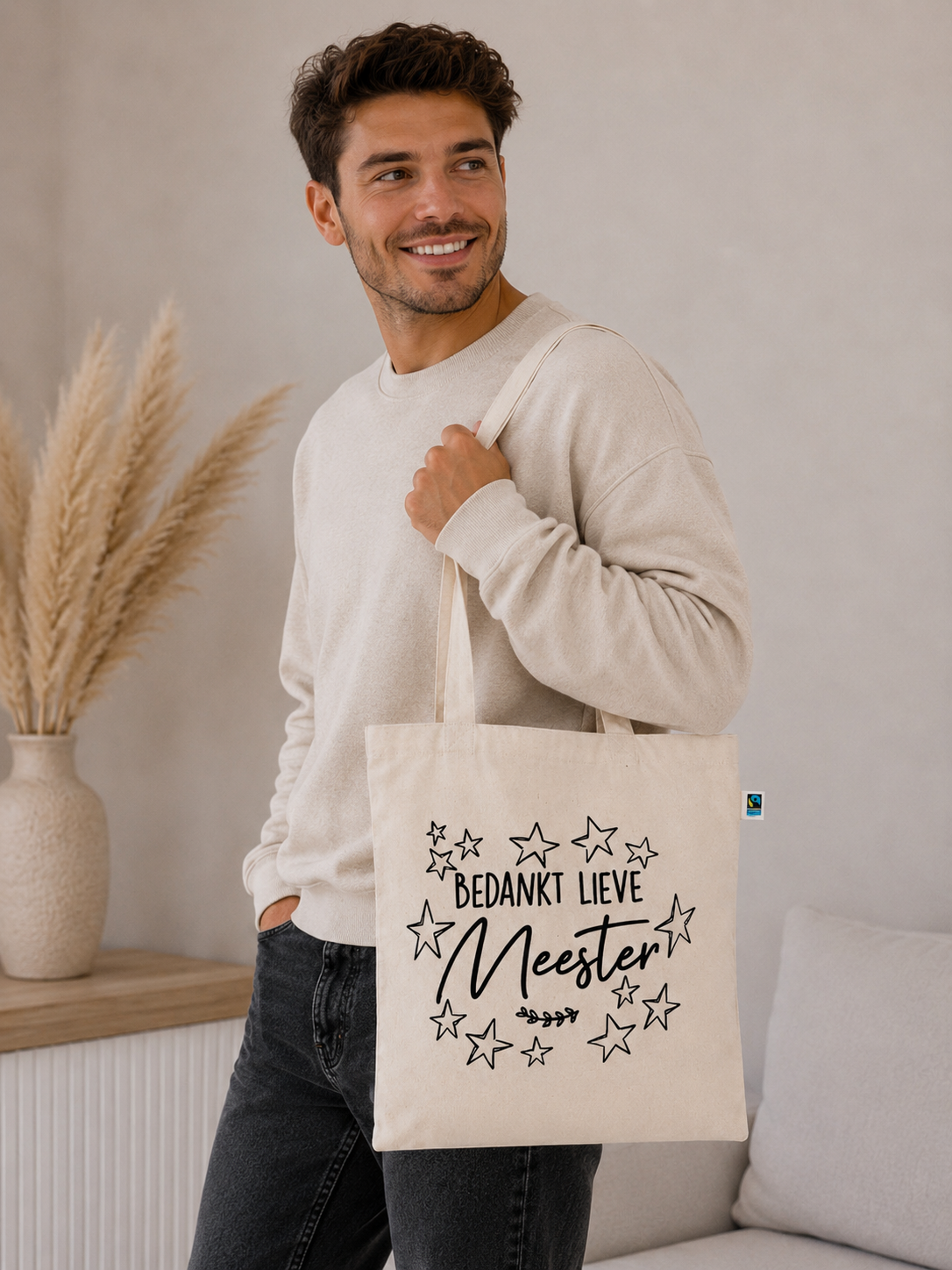 Canvas Tas – Beste Meester