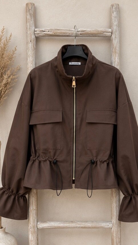 Bruine utility jacket