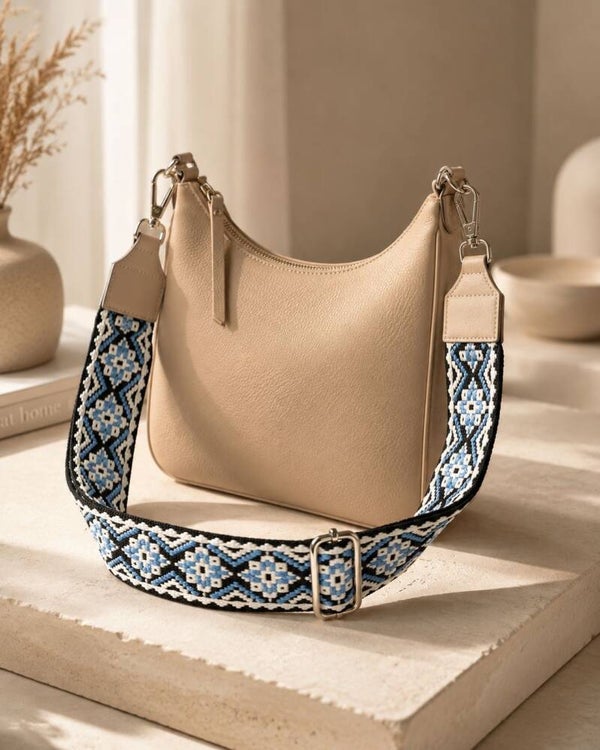 WAUW Verstelbare Bag Strap – Blauw Aztec