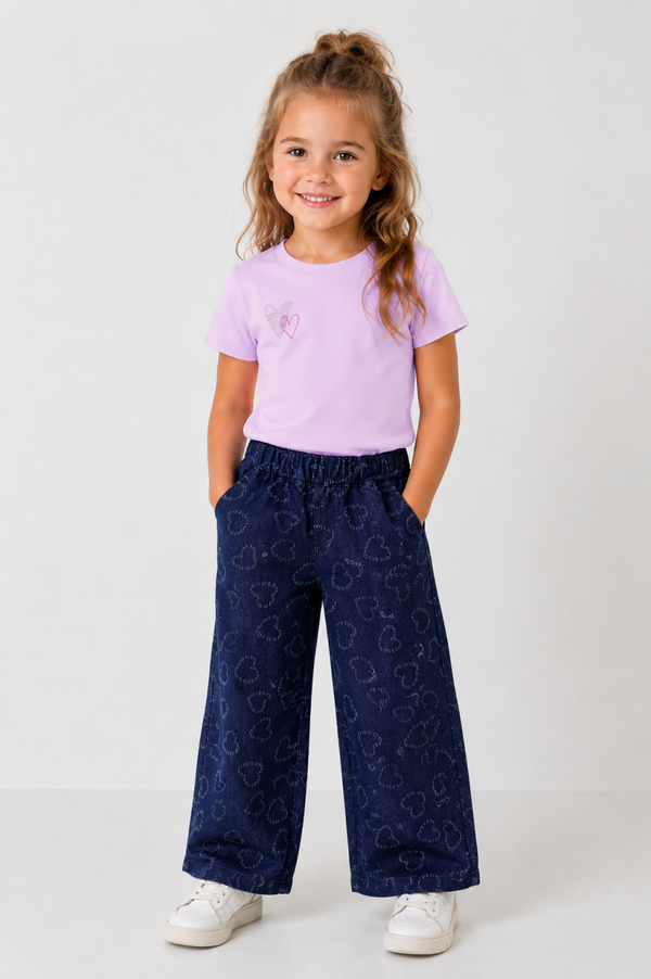 Heart Sparkle T-Shirt Kids