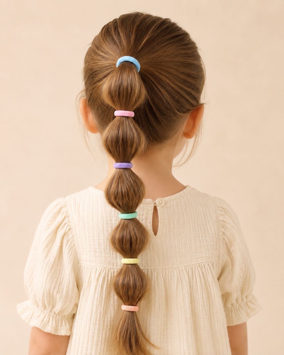 Pastel Mini Elastiekjes Mix – 20 stuks