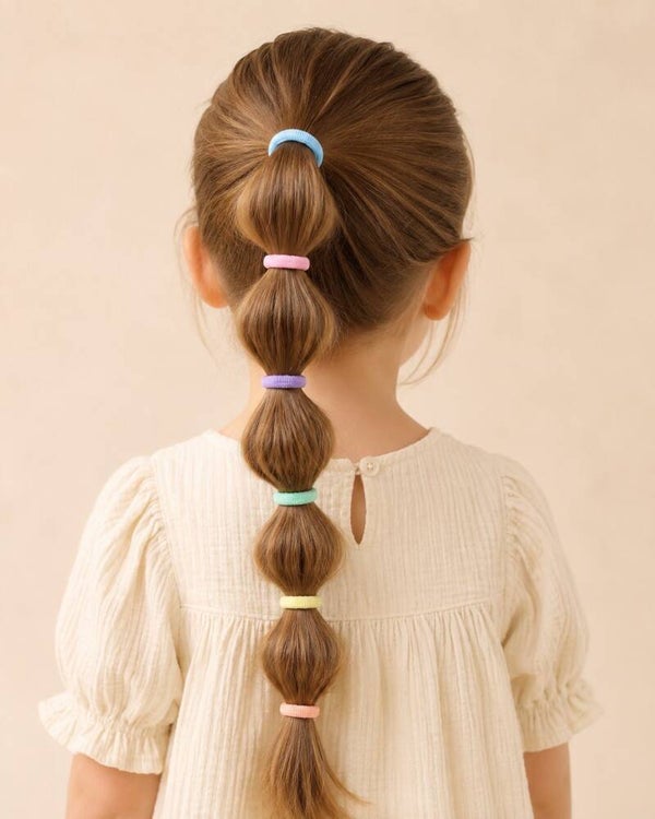 Pastel Mini Elastiekjes Mix – 20 stuks