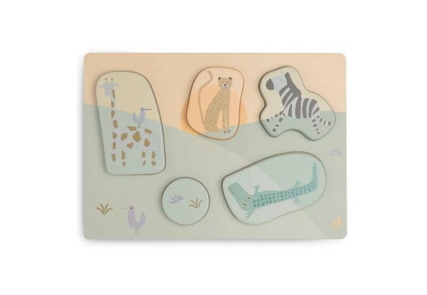 Houten Vormenpuzzel - Jungle Jambo