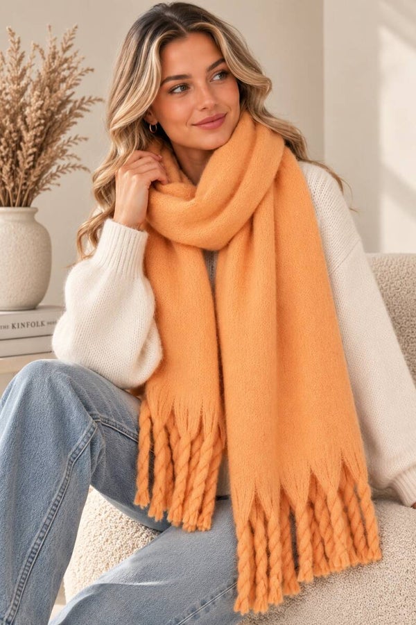 Wintersjaal Effen Kleur