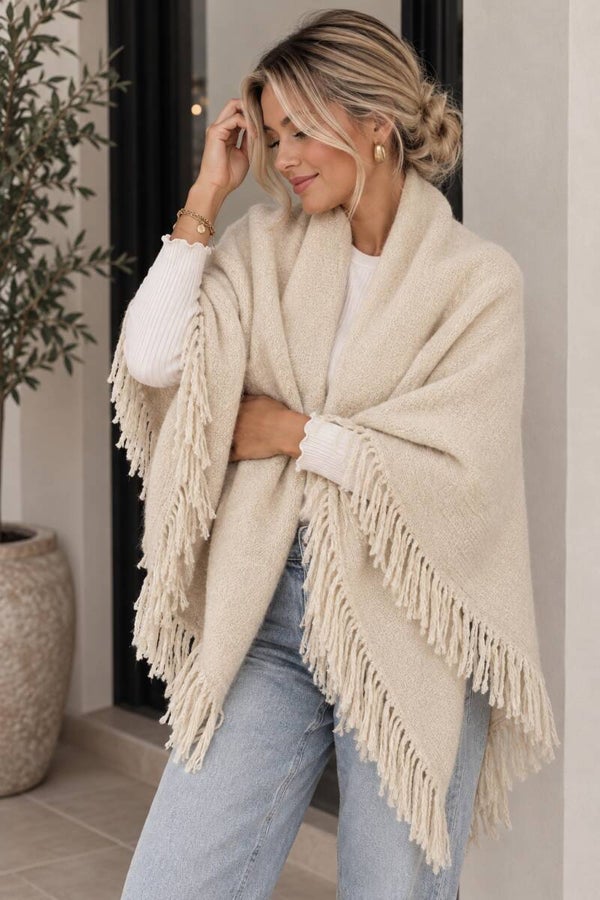 Everyday elegance sjaal Beige