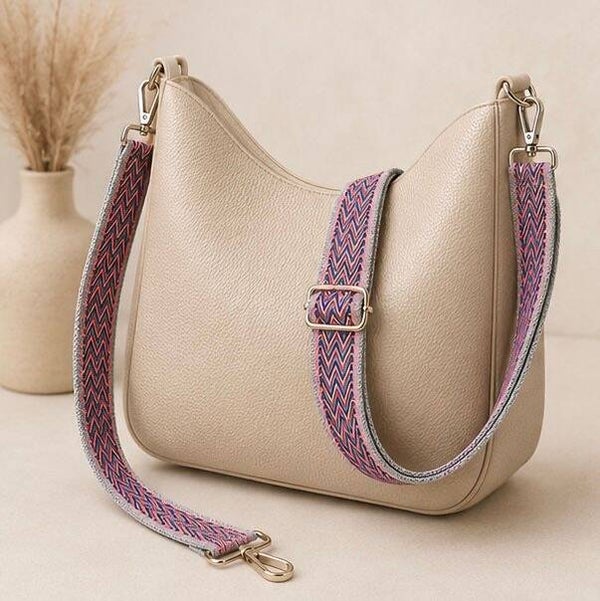 Yehwang Verstelbare Bag Strap – Roze Zigzag
