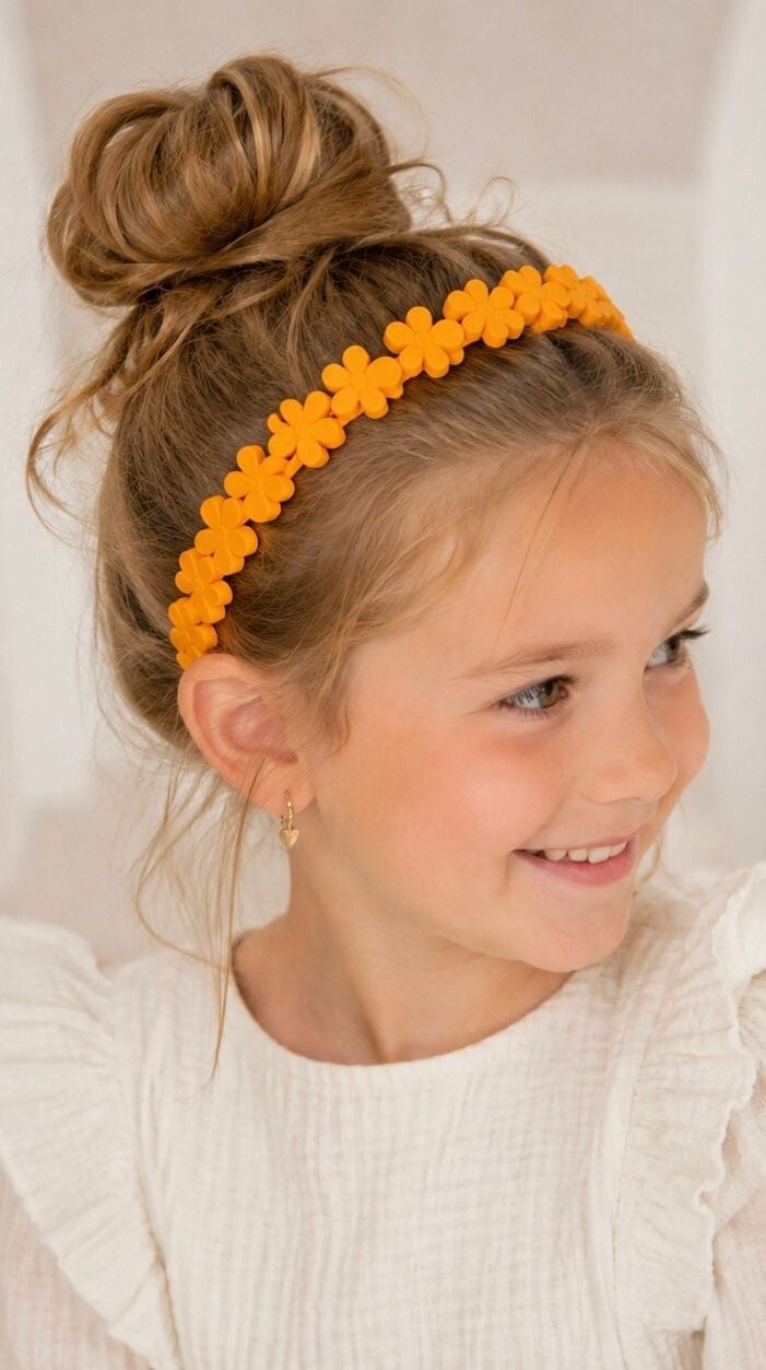 Flower Blossom Haarband – Zonnebloem Geel