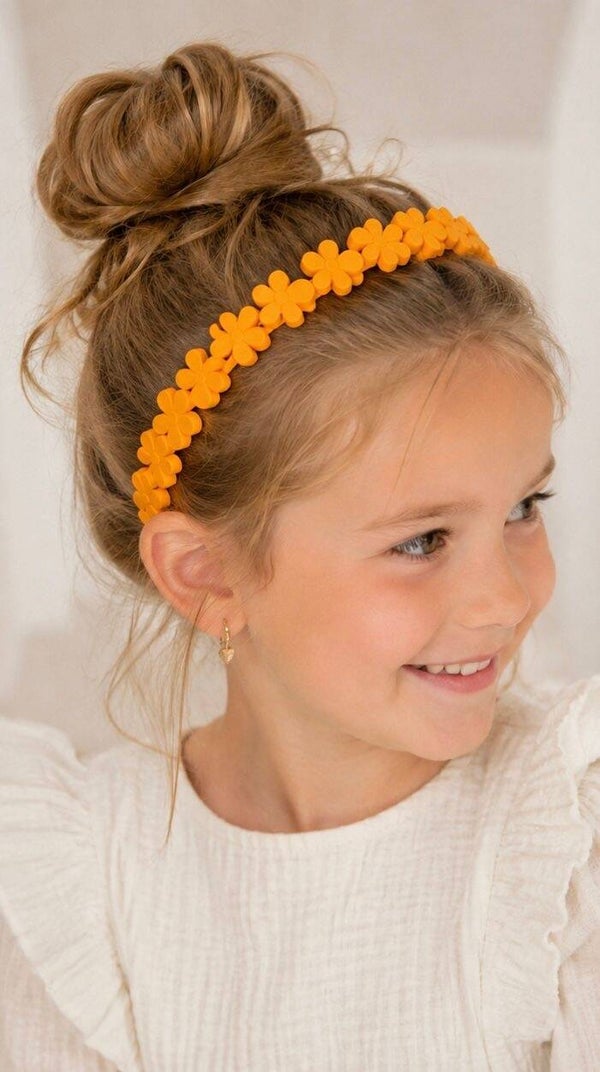 Flower Blossom Haarband – Zonnebloem Geel