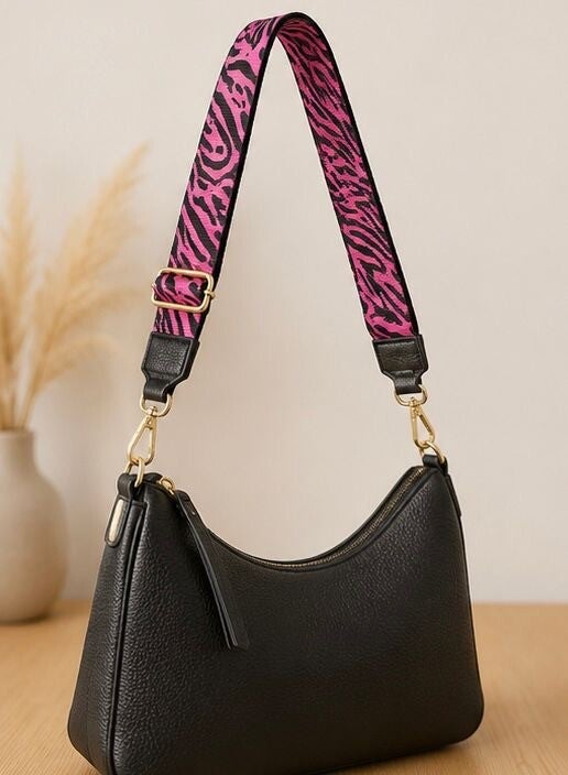 WAUW Verstelbare Bag Strap – Roze Zebra