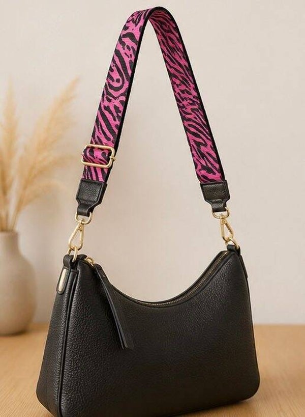 WAUW Verstelbare Bag Strap – Roze Zebra