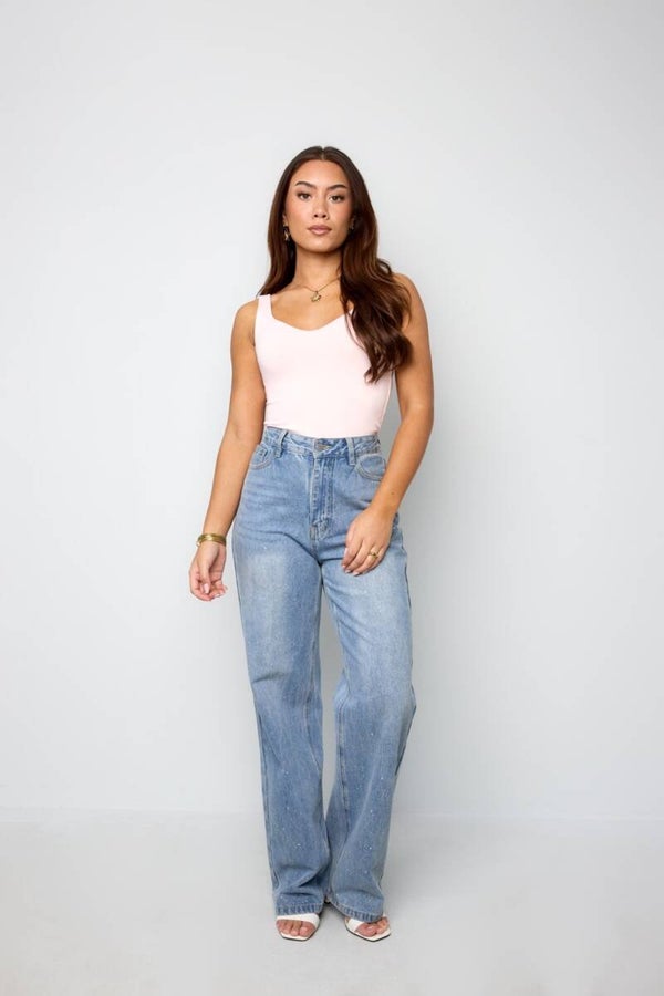 Roze top