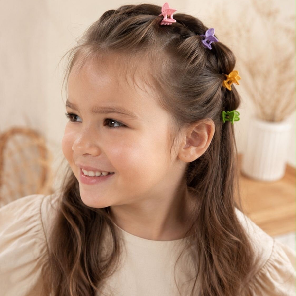 Mini Haarklemmen vlinder Mix – Set van 6