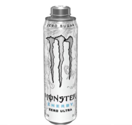 Monster Energy Mega Zero Ultra White 24oz