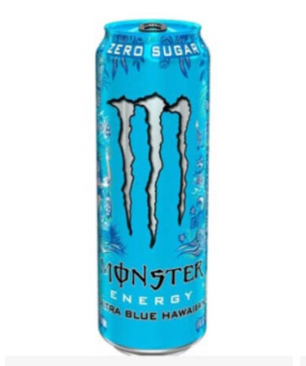 Monster Energy Zero Ultra Blue Hawaiian 160z