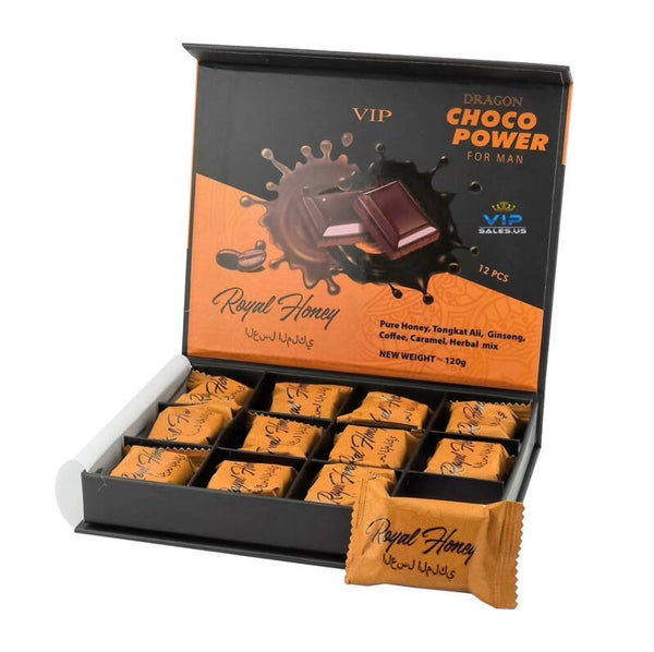 Dragon Coco Power Men Sexual Enhancement Chocolate 10G Box of 12