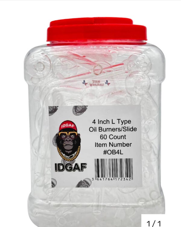 4 inch Oil Burners/Slide 60 Count