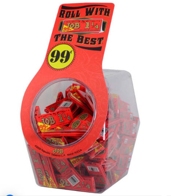 Job Paper 1 1/4 Orange Jar 1ct