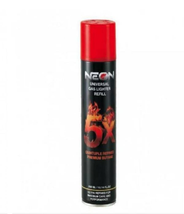 Neon Butane Gas 5x 10.14oz