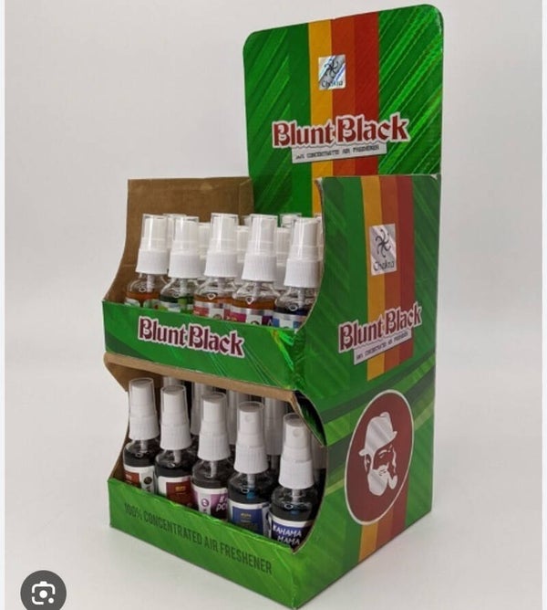 BLUNT BLACK SPRAY AIR FRESHENER 50CT