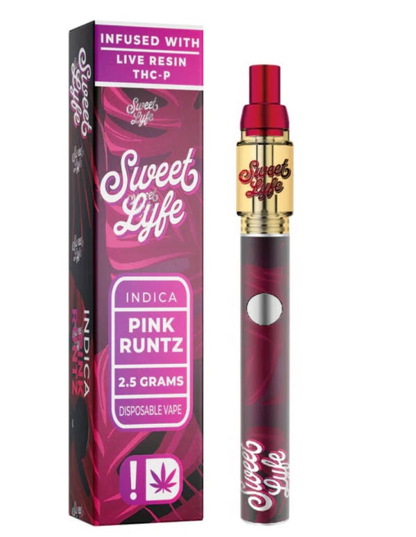 Sweet Lyfe Infused HHC-P & THC-P Live Resin 2.5g Disposable Vape Pen - Display Of 6