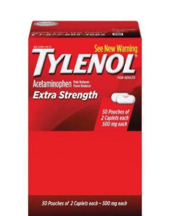 Tylenol Caplets Extra Strength 50ct