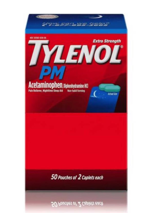 Tylenol Pm 2ct 50pc